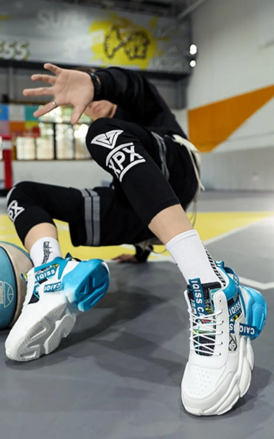 '   Chunky Sneakers Casual Trainers Fashion Workout Gym Tennis Shoes Trendy Youth Student Thick Sole for Men