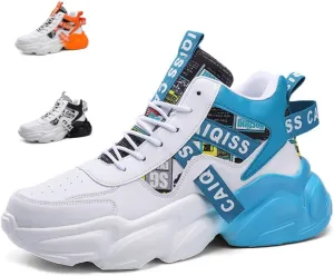 '   Chunky Sneakers Casual Trainers Fashion Workout Gym Tennis Shoes Trendy Youth Student Thick Sole for Men