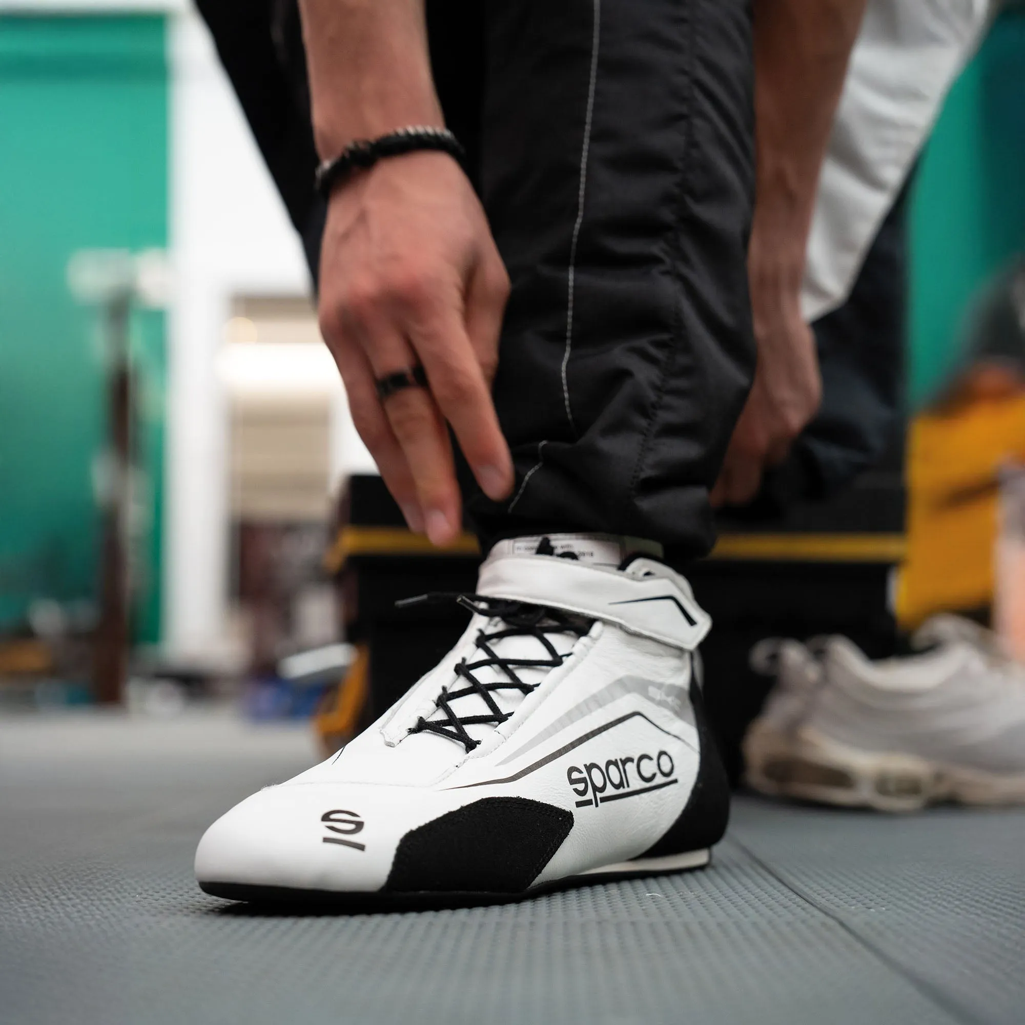 2025 Sparco K-RAPID Karting Boots Shoes Lace Up Version FIA 8877 Approved Spec