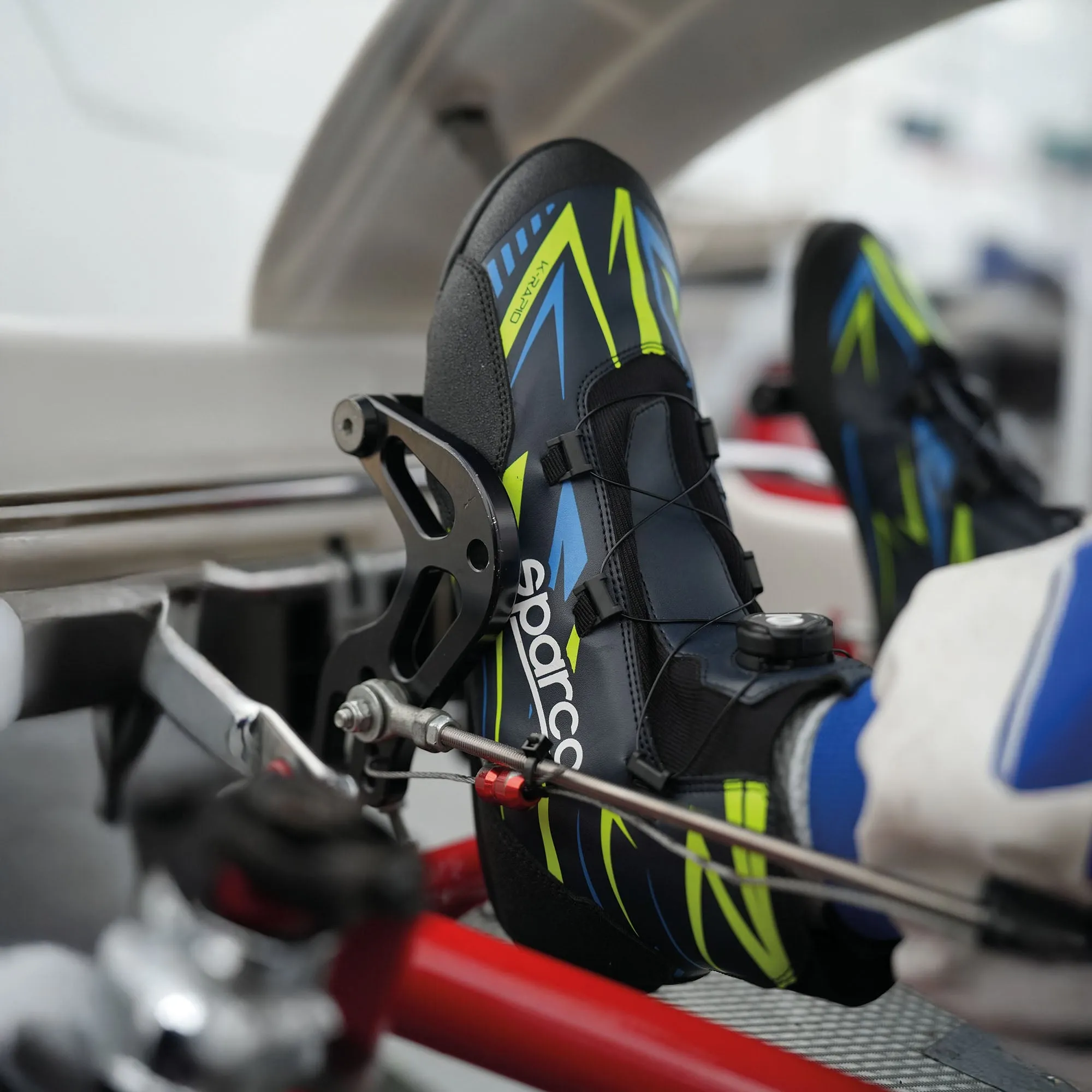2025 Sparco K-RAPID Karting Boots Shoes Lace Up Version FIA 8877 Approved Spec