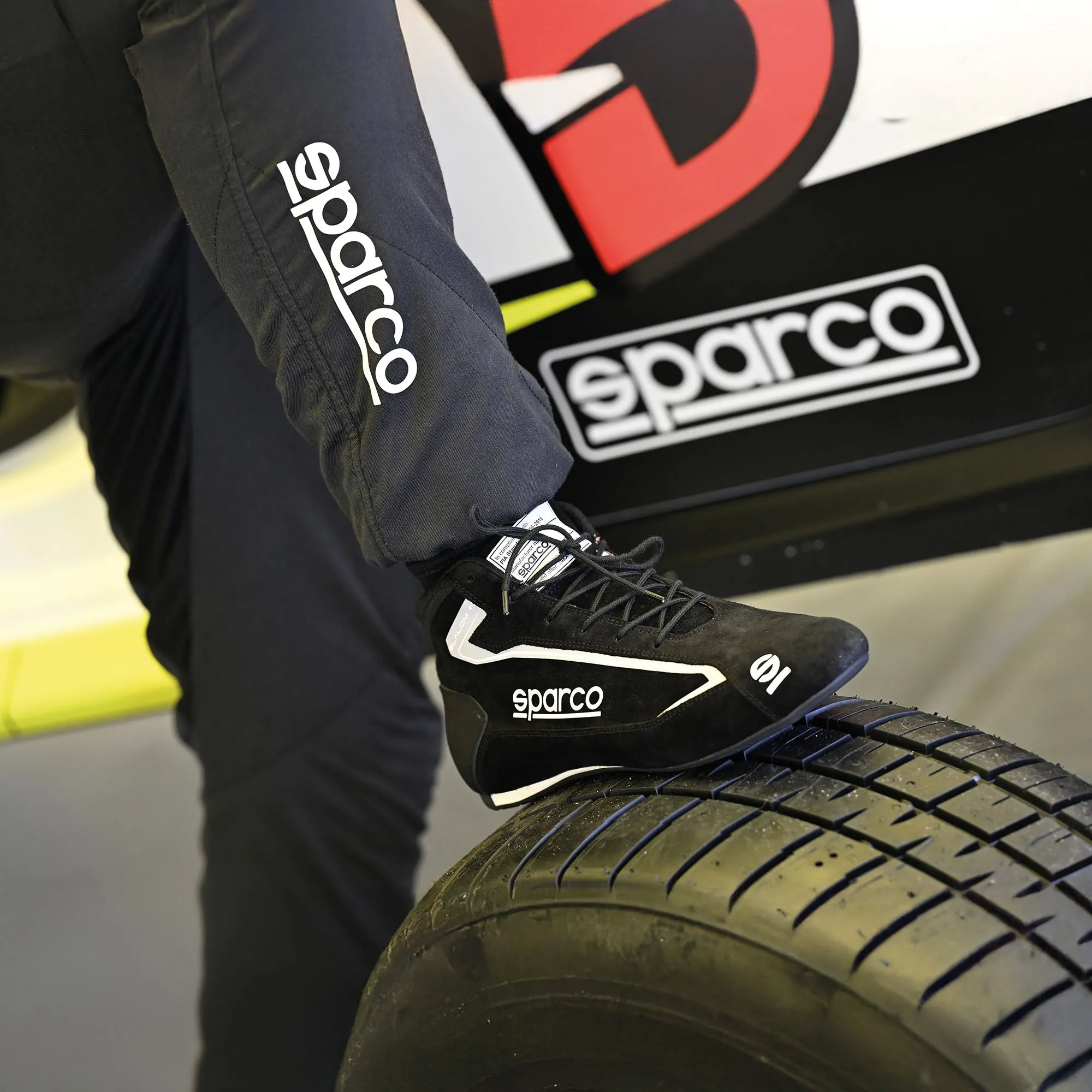 2025 Sparco K-RAPID Karting Boots Shoes Lace Up Version FIA 8877 Approved Spec