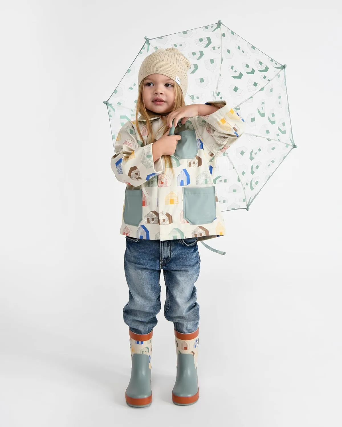 7AM Enfant Toddler Rain Boot - Waterproof Natural Rubber Boots for Unisex Toddlers & Kids, Anti-Slip | Rainwear Collection