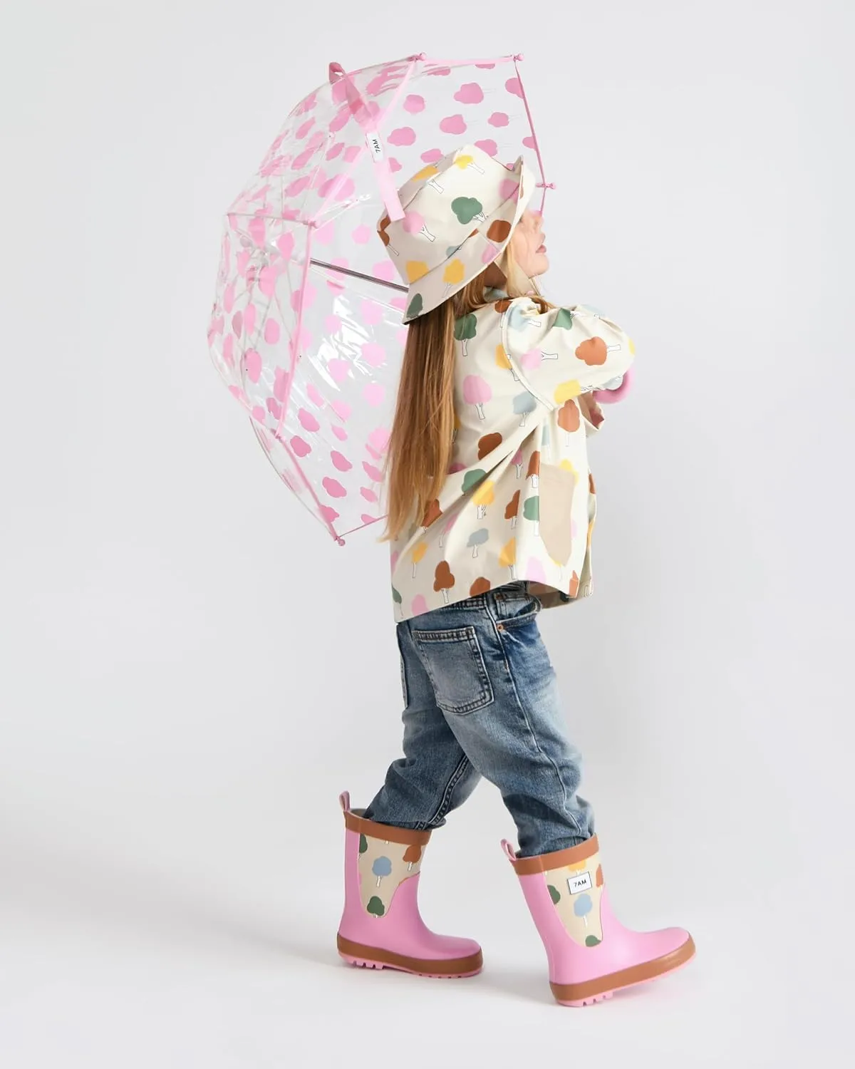 7AM Enfant Toddler Rain Boot - Waterproof Natural Rubber Boots for Unisex Toddlers & Kids, Anti-Slip | Rainwear Collection