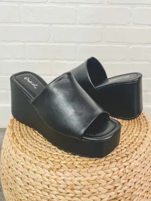 Afton one band sandal black