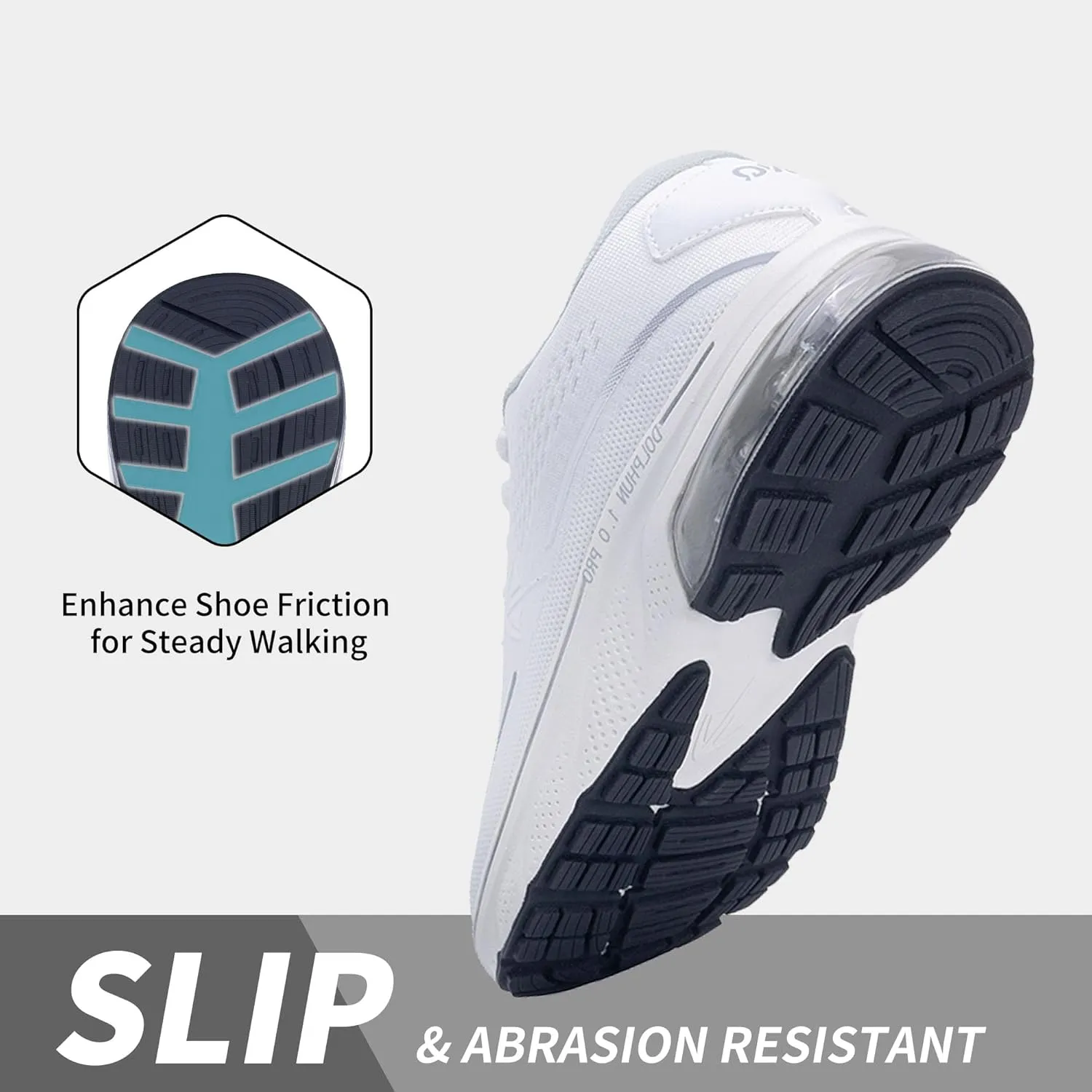 Autper Women's Running Shoes Wide Toe Box Sneakers Women Air Comfortable Arch Support Walking Tennis Athletic Shoes for Jogging Workout Gym Sports US6-11