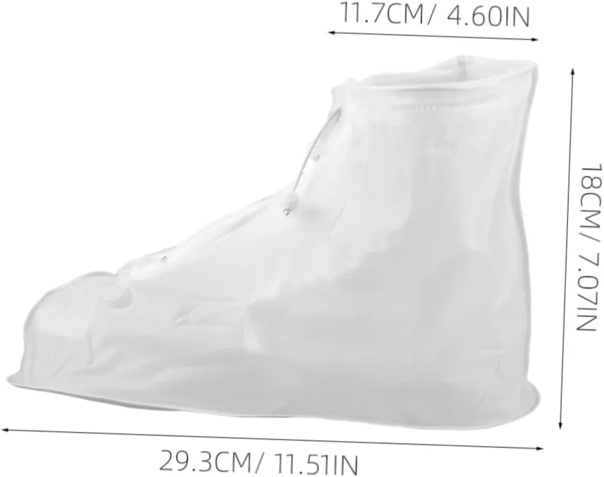 BESPORTBLE Waterproof Fishing Shoe Cover Rain Covers for Shoes Women Rain Shoe Covers Transparent Rain Boot Covers