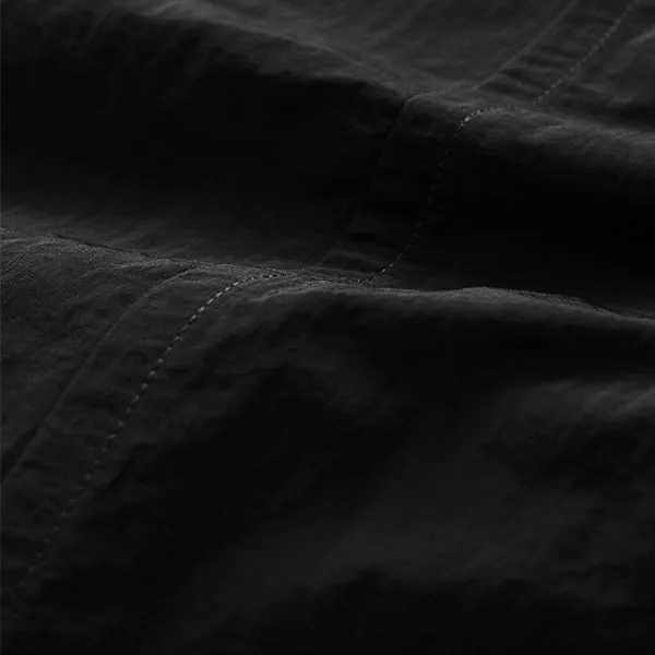 Black Parachute Pull On Cargo Trousers