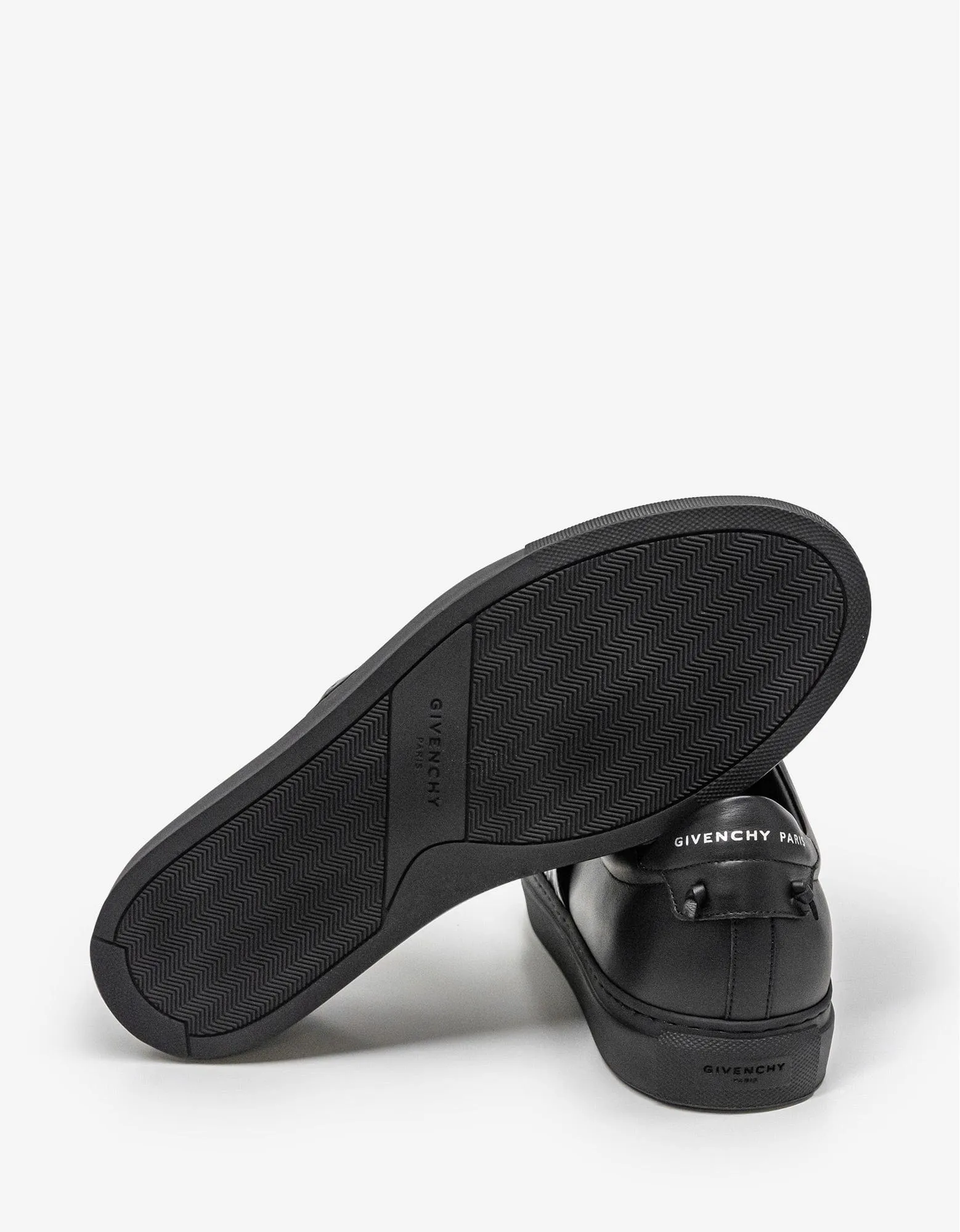 Black Urban Street Crocodile-Embossed Trainers