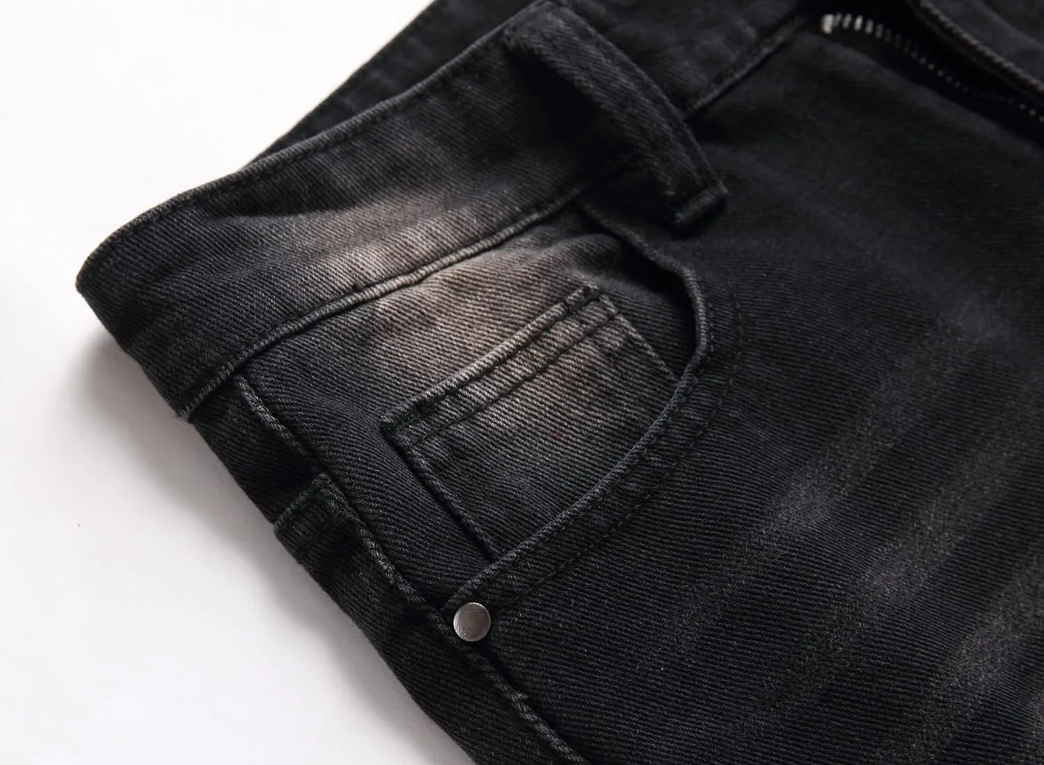 Boy's Skinny Fit Ripped Distressed Fashion Washed Denim Jeans Pants
