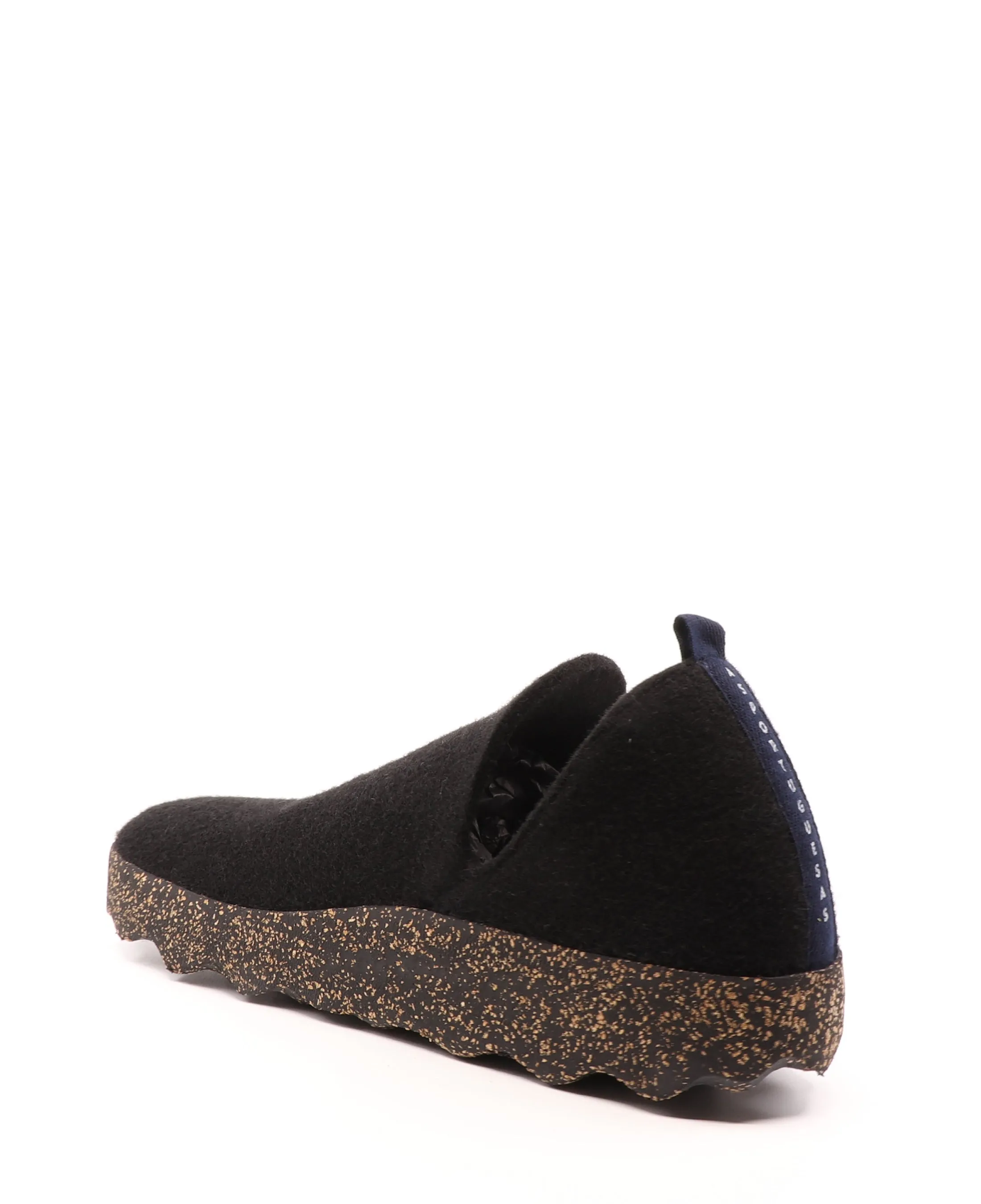 CITY Black Round Toe Shoes