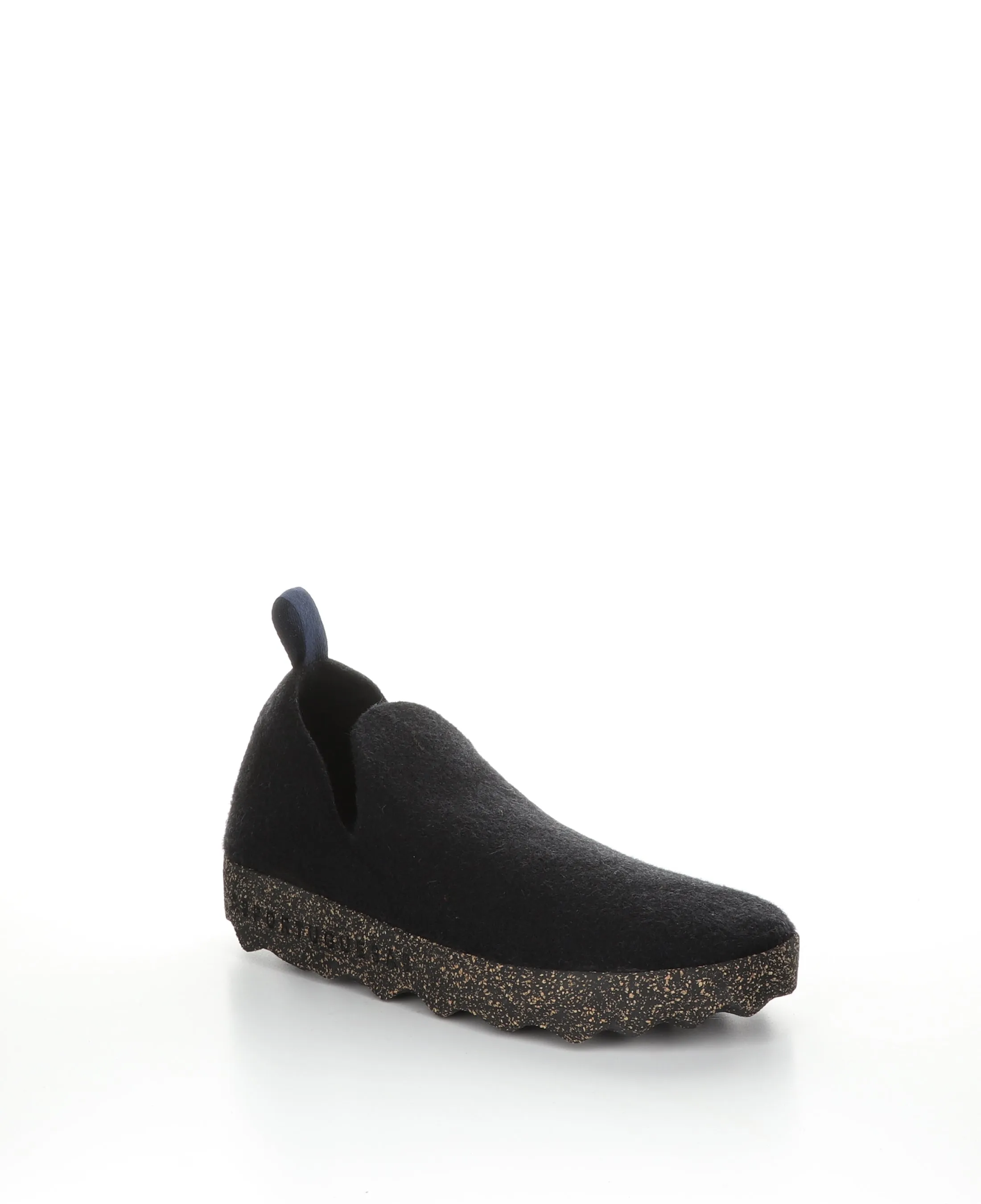 CITY Black Round Toe Shoes