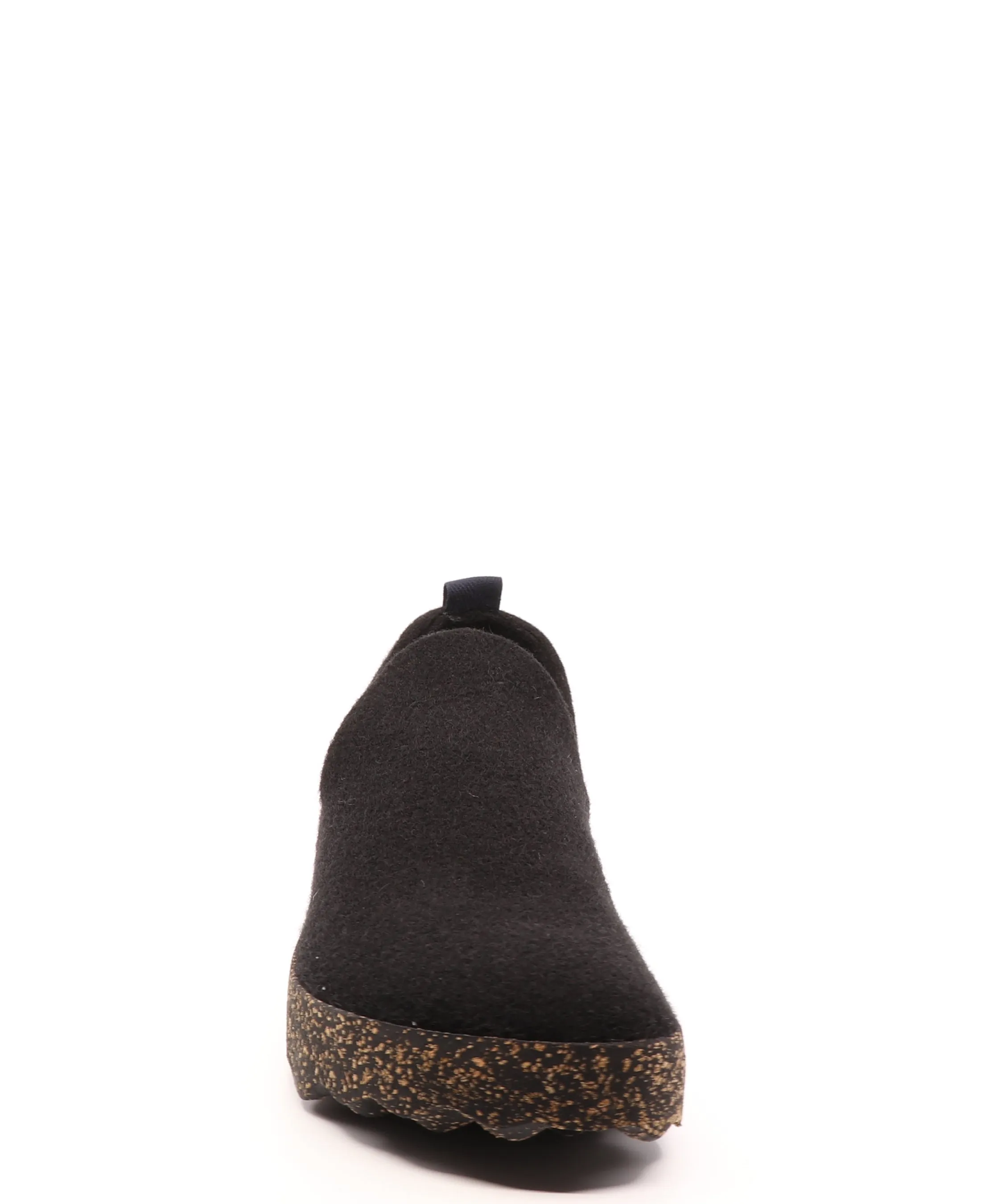 CITY Black Round Toe Shoes