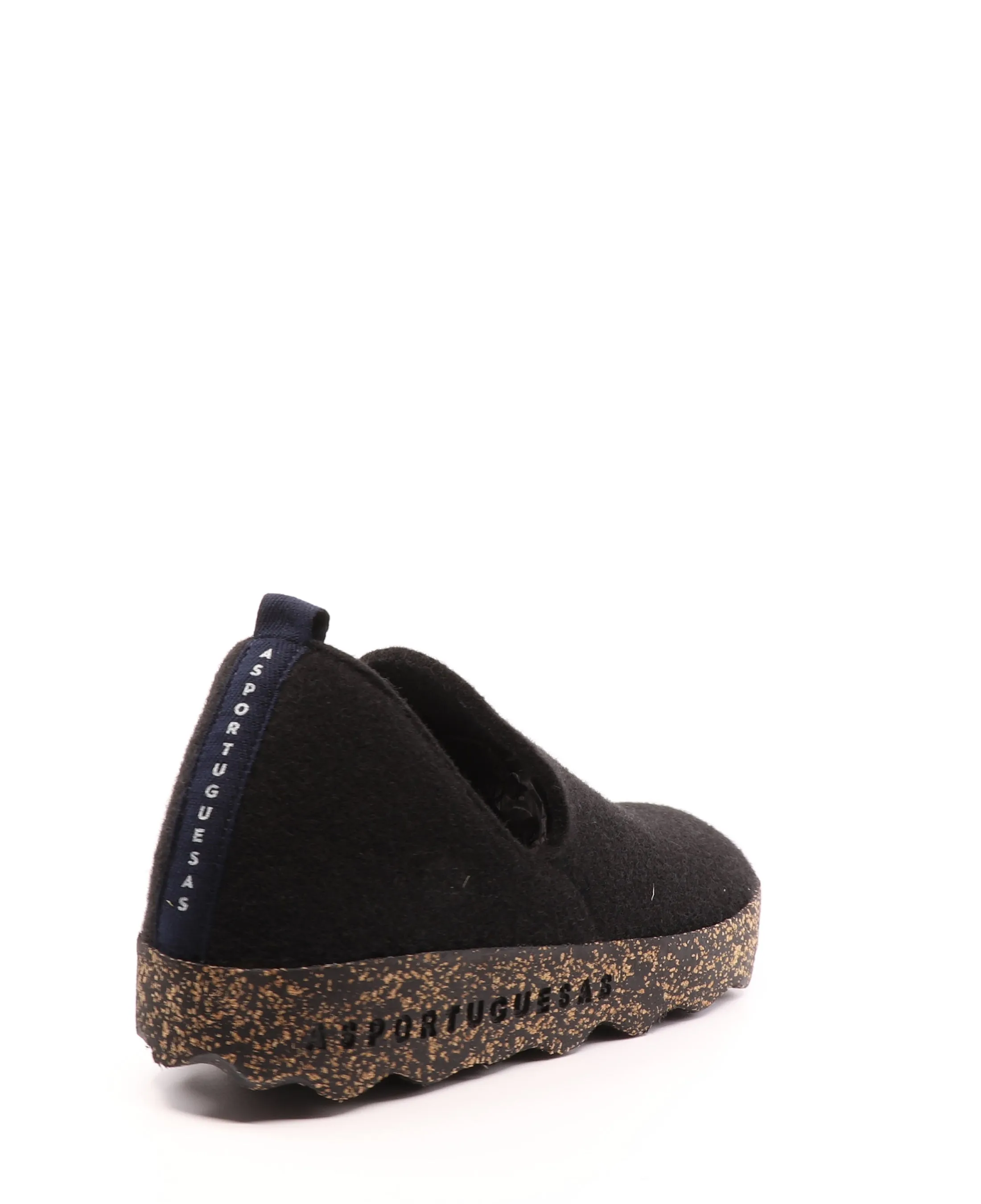 CITY Black Round Toe Shoes