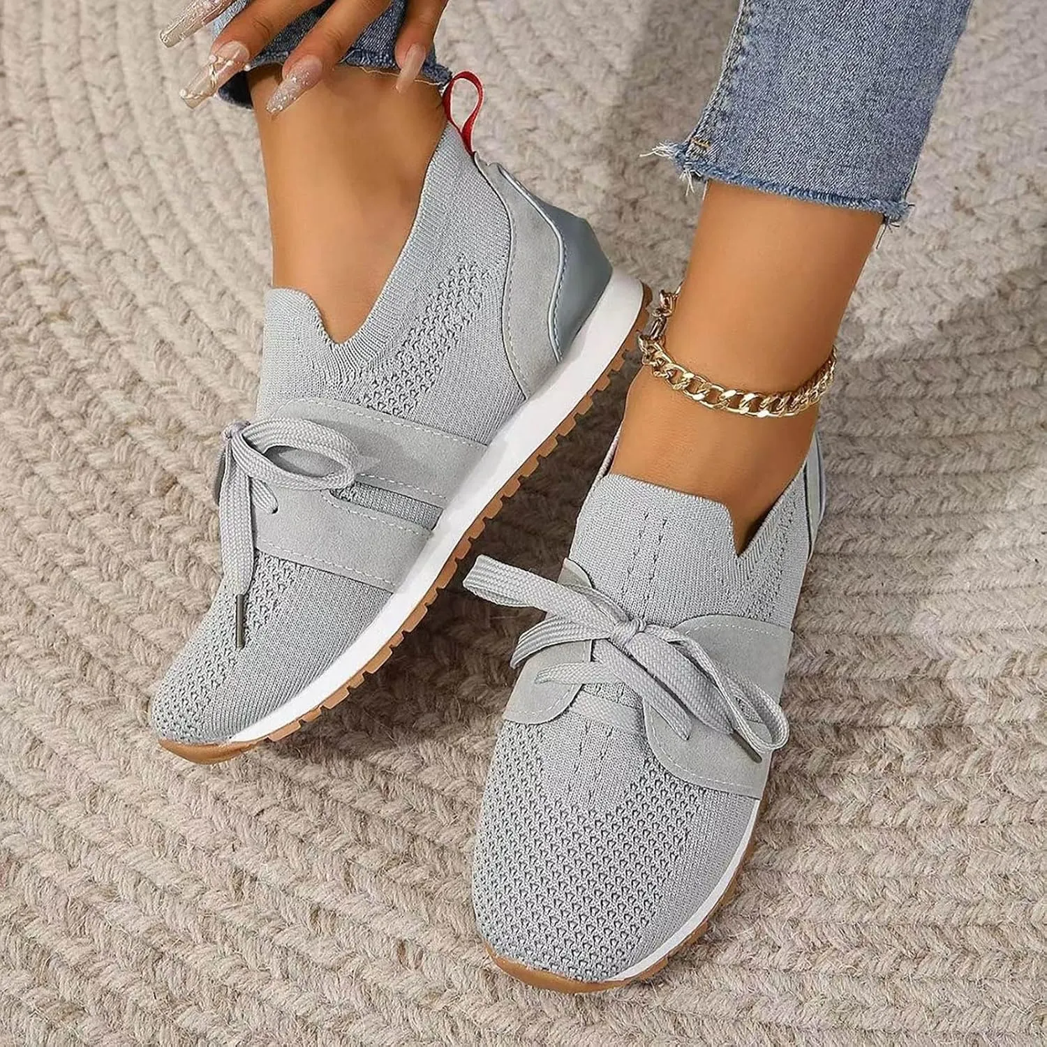 Comfort Lightweight Breathable Sneakers for Women Workout Sport Work Casual Tennis Shoes Mesh Orthopedic Shoe