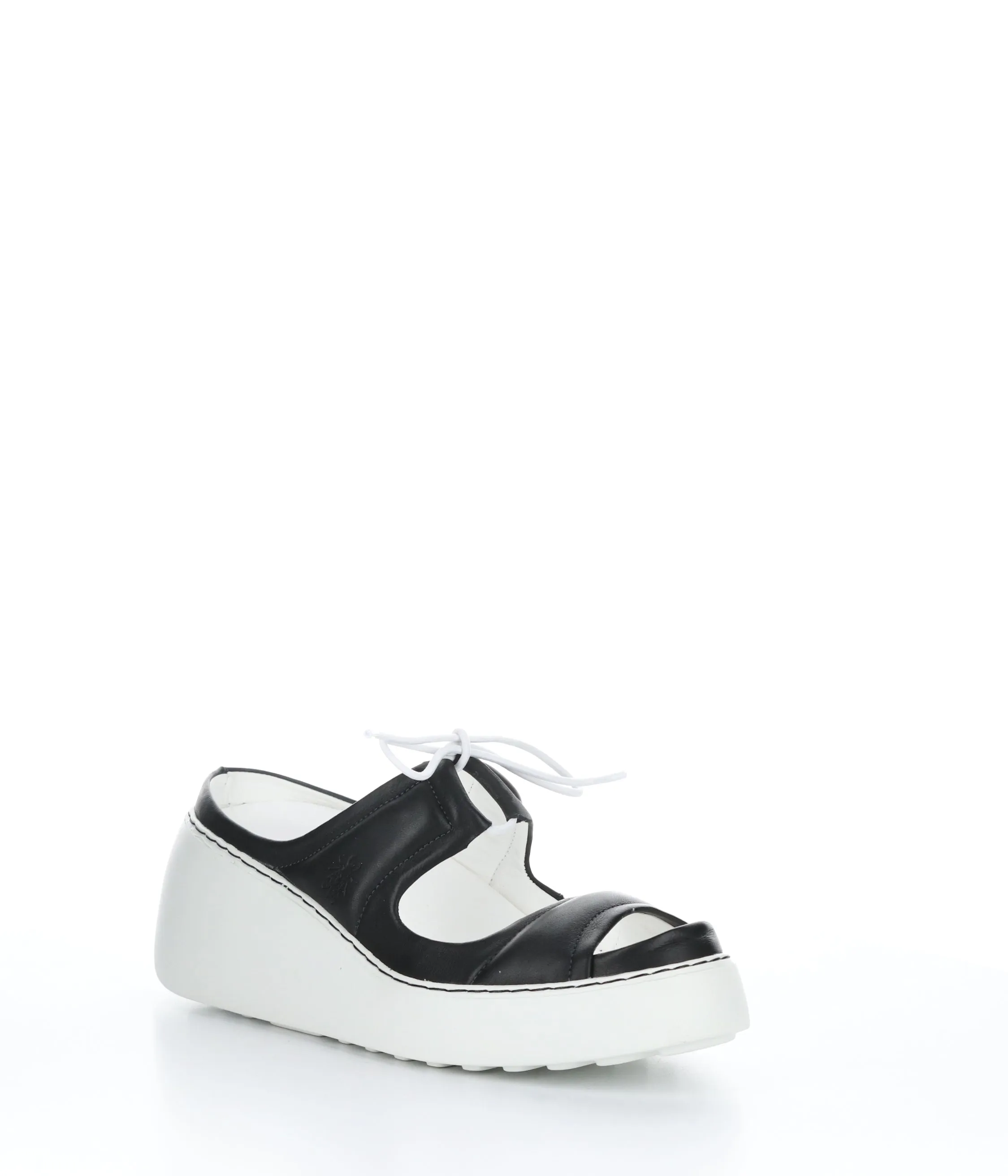 DARE520FLY BLACK Round Toe Shoes