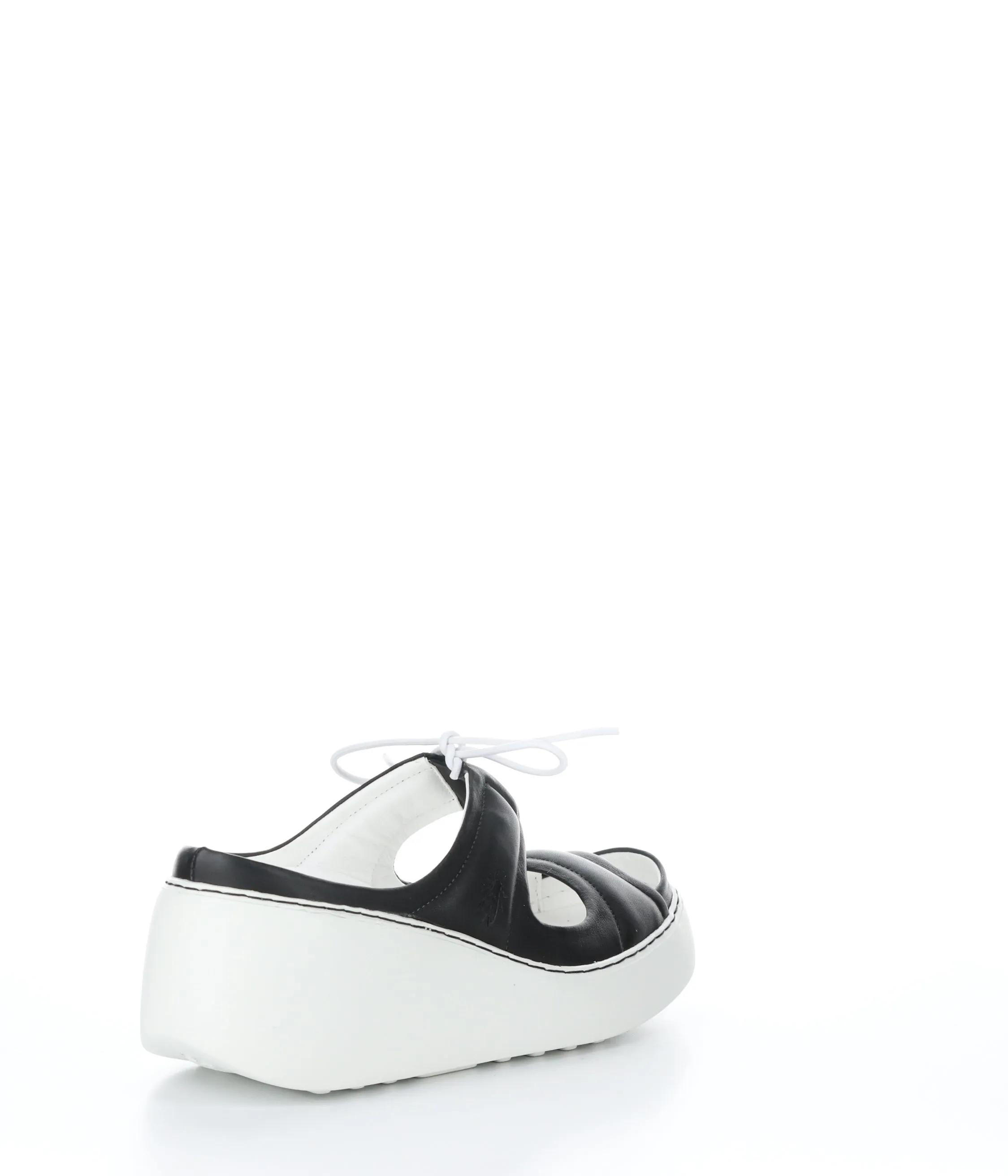 DARE520FLY BLACK Round Toe Shoes