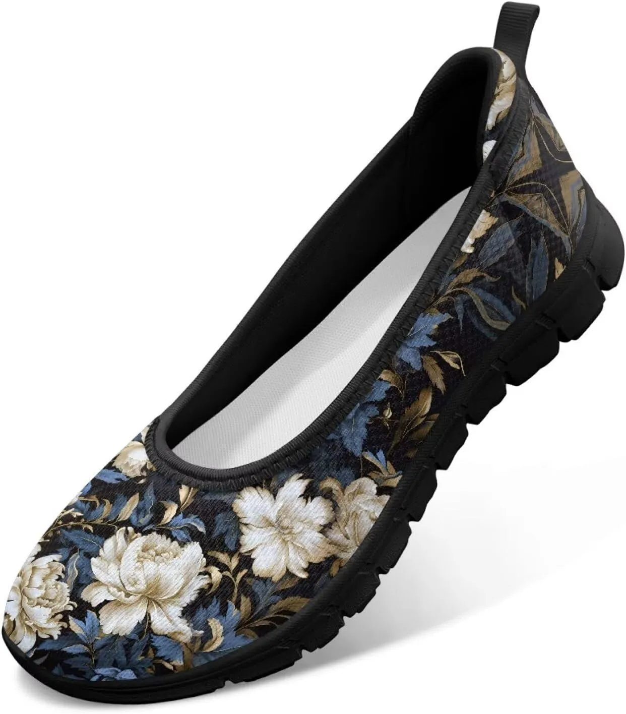 Doojoayie Ladies Slip On Shoes Trendy Loafers for Women Daily Business Wedding Wear