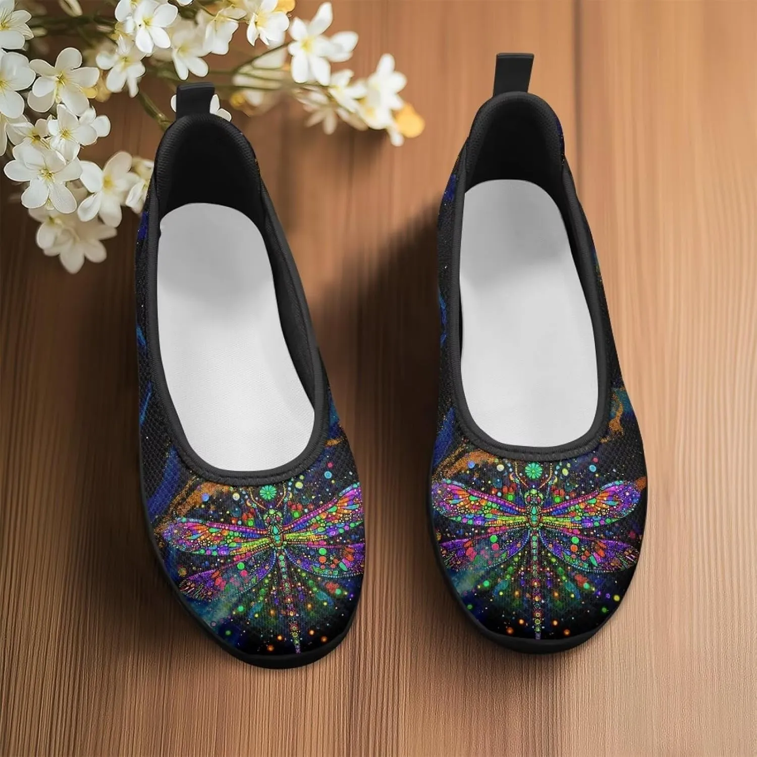 Doojoayie Ladies Slip On Shoes Trendy Loafers for Women Daily Business Wedding Wear