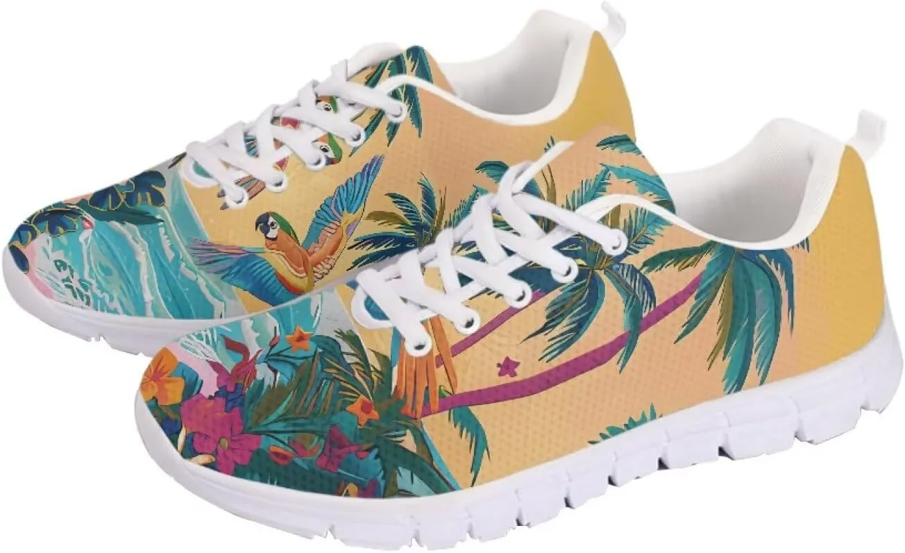 Doojoayie Trendy Womens Athletic Shoes Wide Width Running Shoes for Young Adult