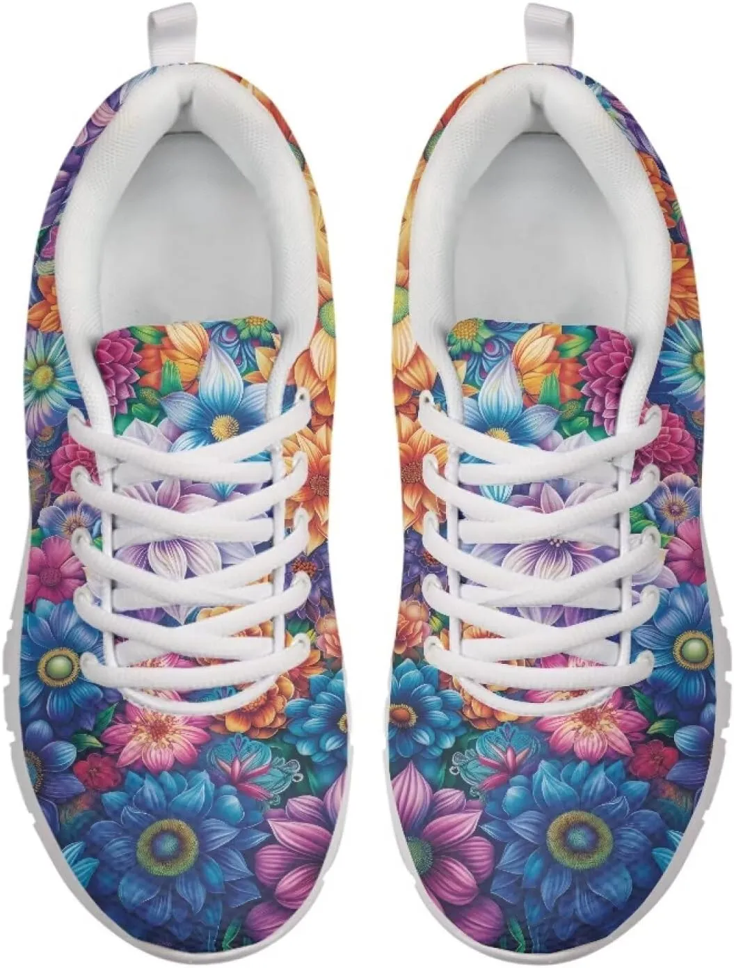Doojoayie Trendy Womens Athletic Shoes Wide Width Running Shoes for Young Adult