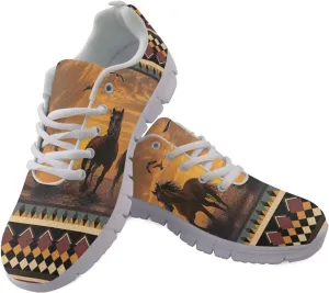 Doojoayie Trendy Womens Athletic Shoes Wide Width Running Shoes for Young Adult