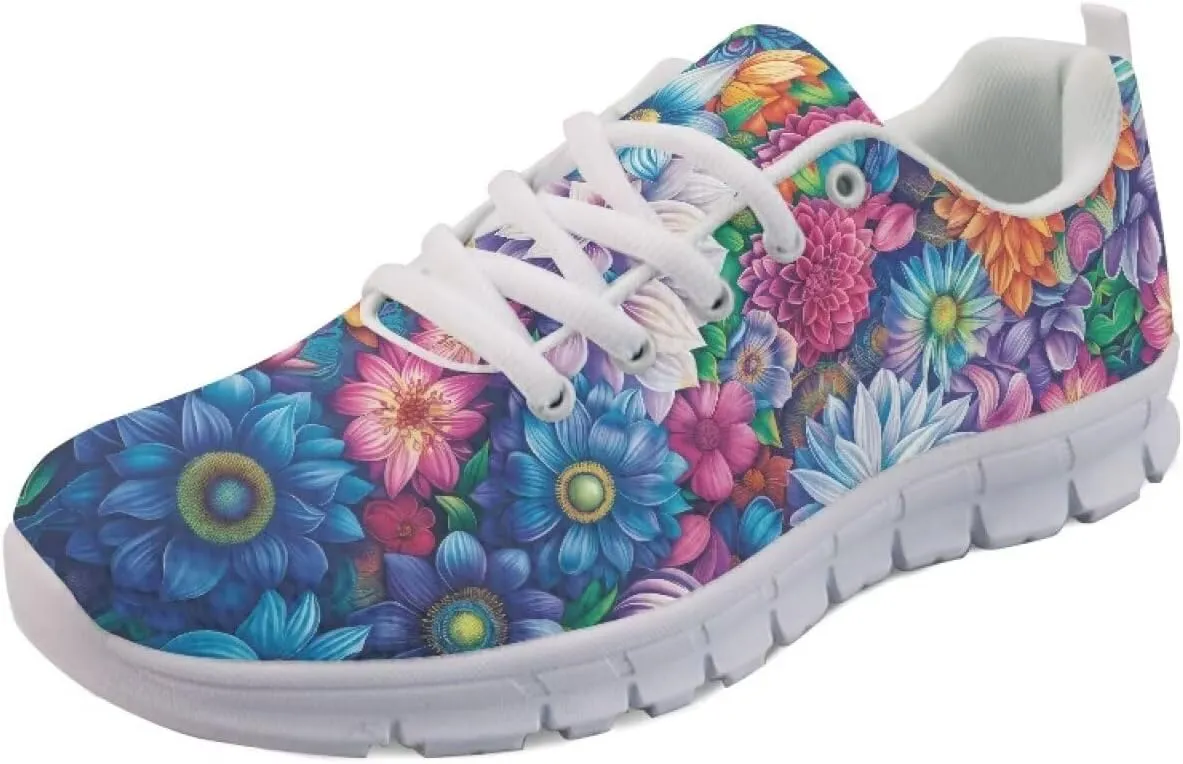 Doojoayie Trendy Womens Athletic Shoes Wide Width Running Shoes for Young Adult