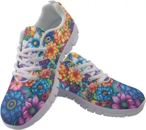 Doojoayie Trendy Womens Athletic Shoes Wide Width Running Shoes for Young Adult
