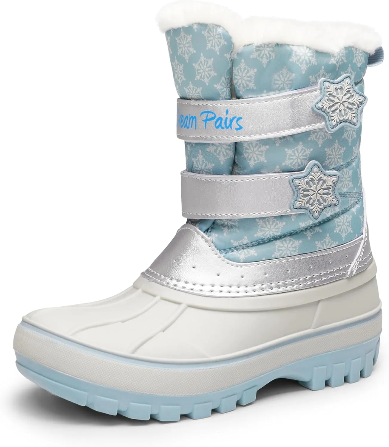 DREAM PAIRS Boys Girls Snow Boots Water-Resistant Outdoor Sport Warm Cozy Anti-Slip Cute Ankle Winter Shoes for Toddler/Little/Big Kid
