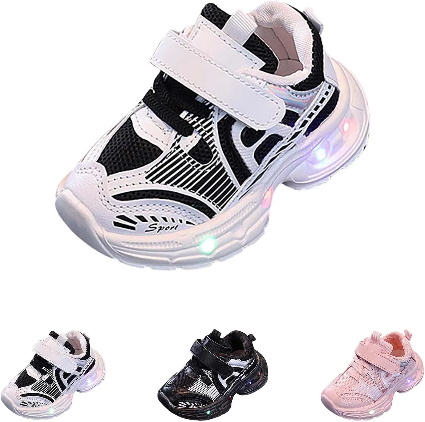 Fashion LED Light Baby Shoes Casual Children Shoes Boys Girls Sandals Soft Kids Sports Shoes Girls Fashion Shoes