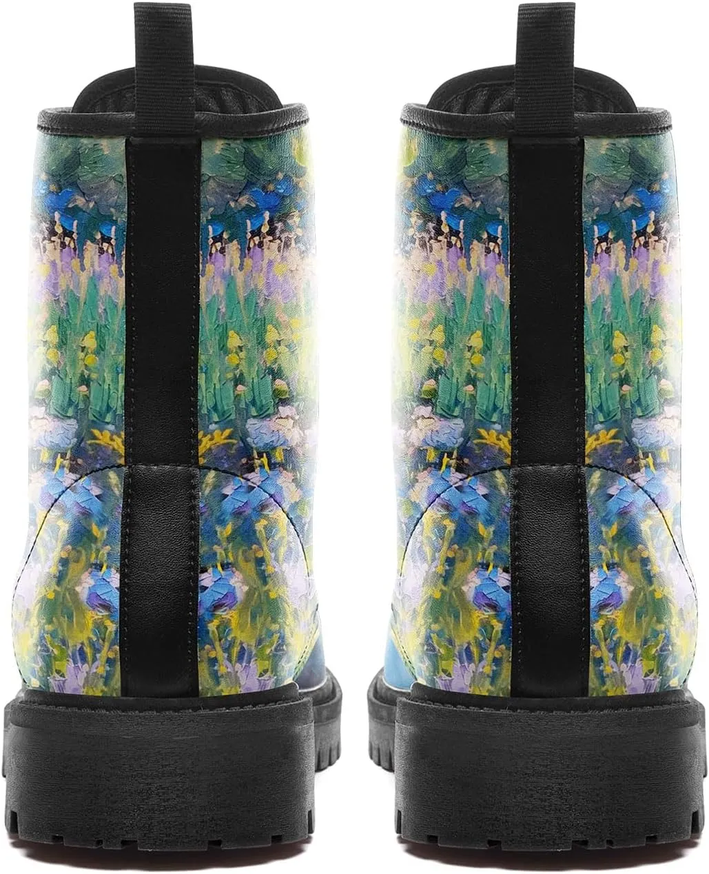 Floral Lady's Ankle Boots Fashion Comfortable Platform Women's Dress Booties Gift Flowers Lace-up Trendy Dress Shoes