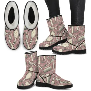 Hair Salon Women's Faux Fur Boots