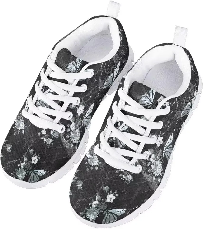 Hawapod Kids Running Shoes Boys Girls Lightweight Breathable Easy Walk Tennis Sneakers