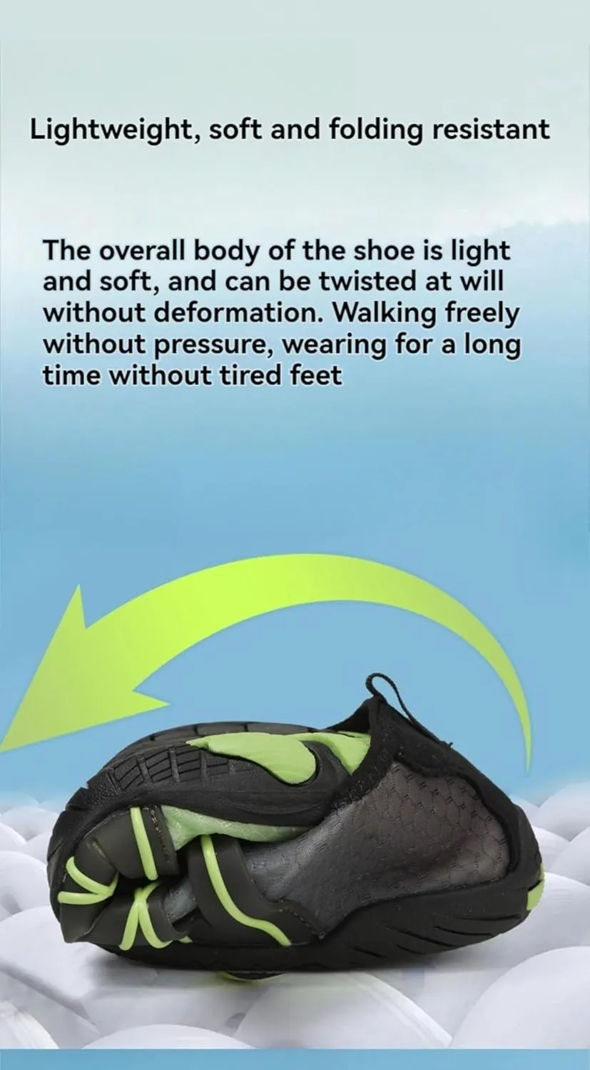 Hike Barefoot Waterproof Trail Running Anti Slip Breathable Quick Dry Lightweight Barefoot Water Shoes Beach Swim Rock Climbing Pool Hiking Walking Boating Fishing Diving Surfing Shoes