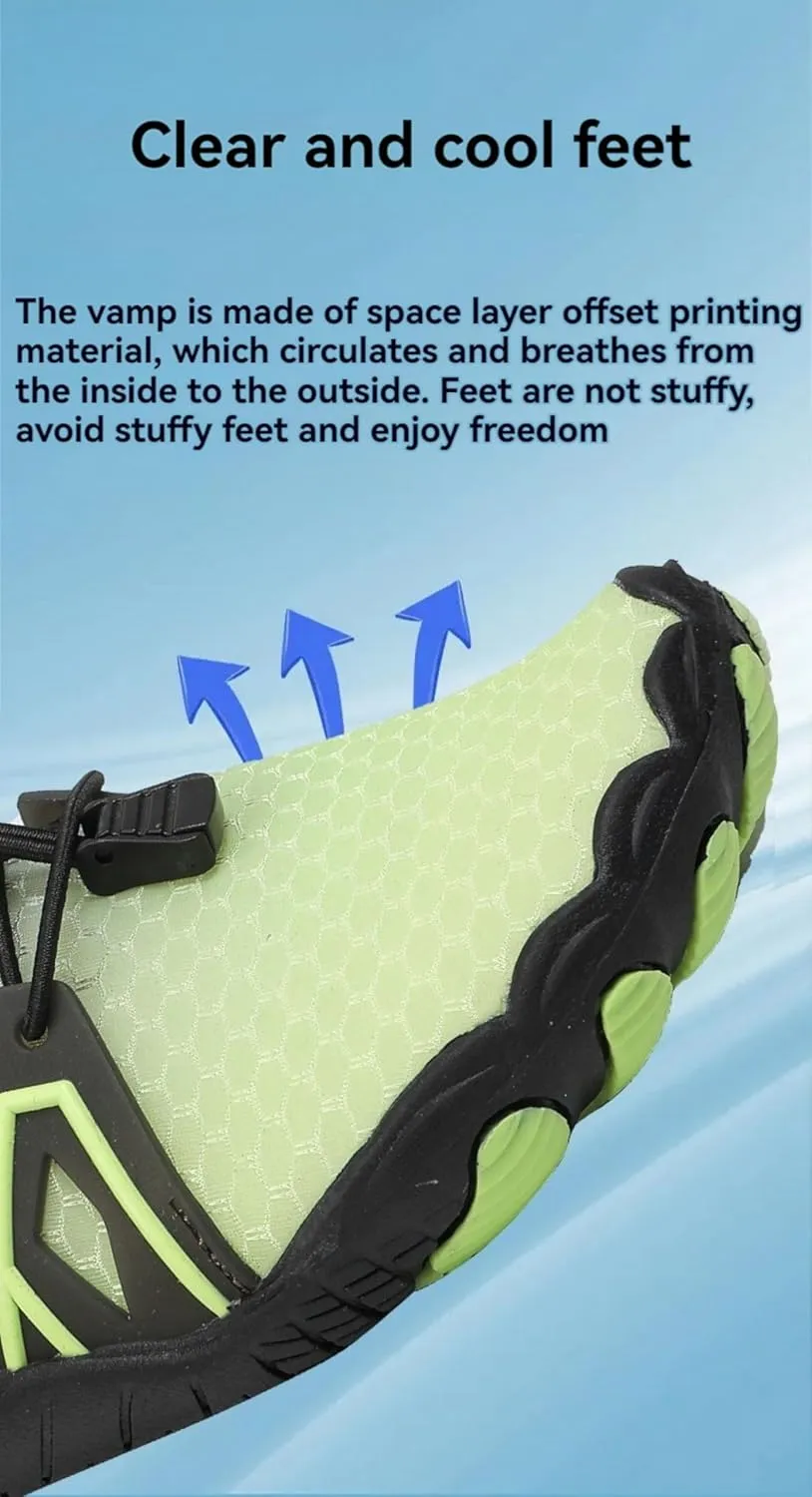 Hike Barefoot Waterproof Trail Running Anti Slip Breathable Quick Dry Lightweight Barefoot Water Shoes Beach Swim Rock Climbing Pool Hiking Walking Boating Fishing Diving Surfing Shoes