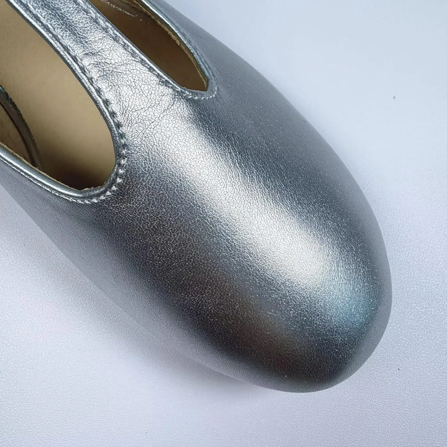 INEELUYI Women's PU Leather Mary Janes Flats Shoes T-Strap Buckle Round Toe Flats Shoes Casual Dressy Ballerina Shoes