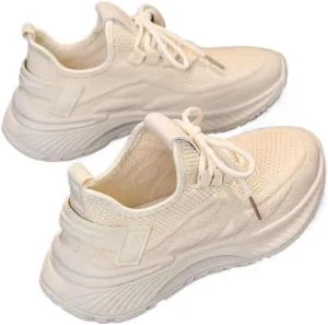 Knit Mesh Running Shoes Ultra Lightweight Breathable Non Slip Athletic Sneakers Workout Casual Walking Sports Shoes