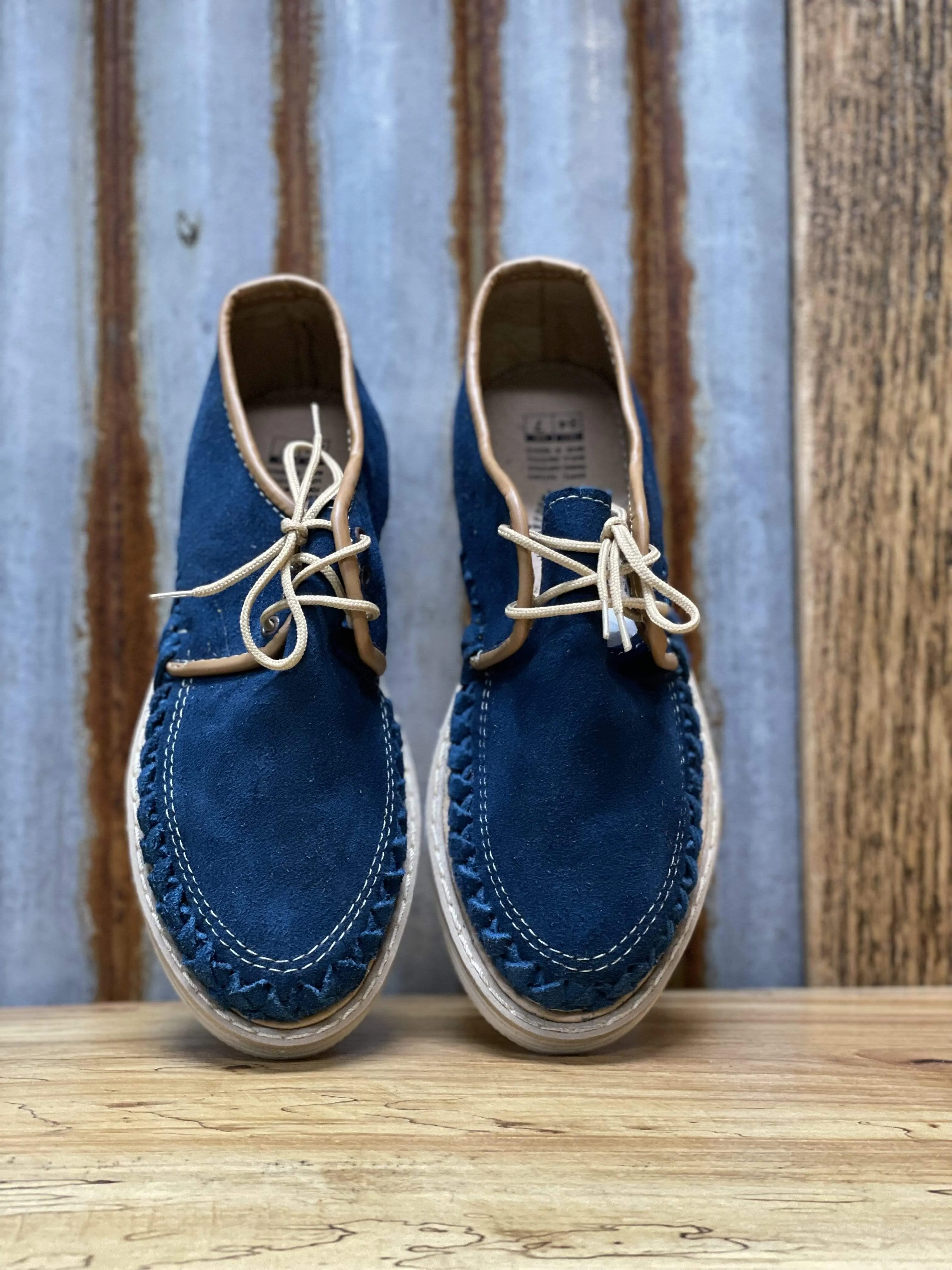 Lace Up Suede Moccasin