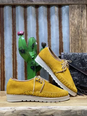 Lace Up Suede Moccasin