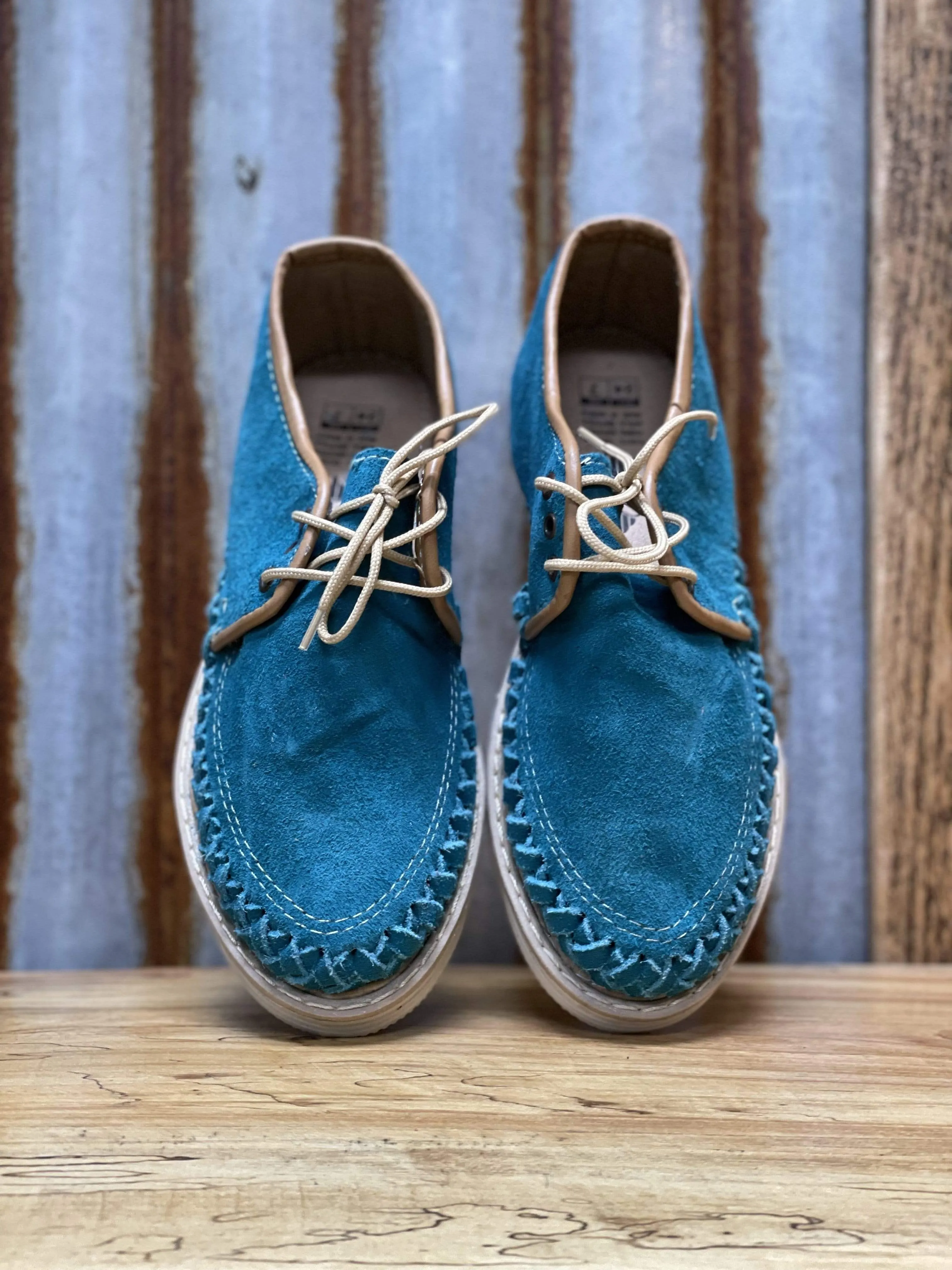 Lace Up Suede Moccasin