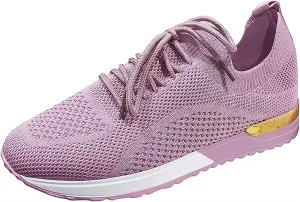 Ladmiple Walking Sneakers For Women Wide Width Tennis Shoes Slip On Memory Foam Non Slip Athletic Running Gym Sneakers