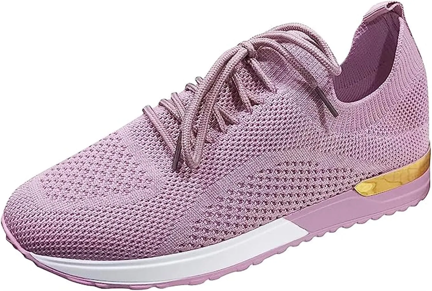 Ladmiple Walking Sneakers For Women Wide Width Tennis Shoes Slip On Memory Foam Non Slip Athletic Running Gym Sneakers