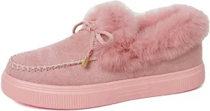 Lausiuoe Winter Boots For Women 2022 Trendy Warm Fur Lined Snow Outdoor Booties Casual Fashion Comfortable Fuzzy Shoes