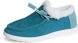 Lausiuoe Winter Boots For Women Fashion Snow Boots Fur Lining Warm Casual Trendy Outdoor Comfortable Fuzzy Shoes 2024