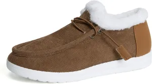Lausiuoe Winter Boots For Women Fashion Snow Boots Fur Lining Warm Casual Trendy Outdoor Comfortable Fuzzy Shoes 2024