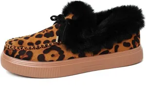 Lausiuoe Winter Fashion Boots For Women 2024 Warm Fur Lined Snow Boots Casual Trendy Comfortable Fuzzy Shoes Ankle Booties