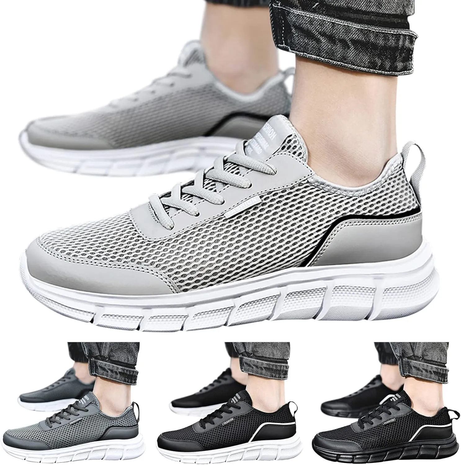 Mens Athletic Shoes Men's Shoes Shoe for Men Walking Shoe for Men Mesh for Everyday and Travel Sneaker