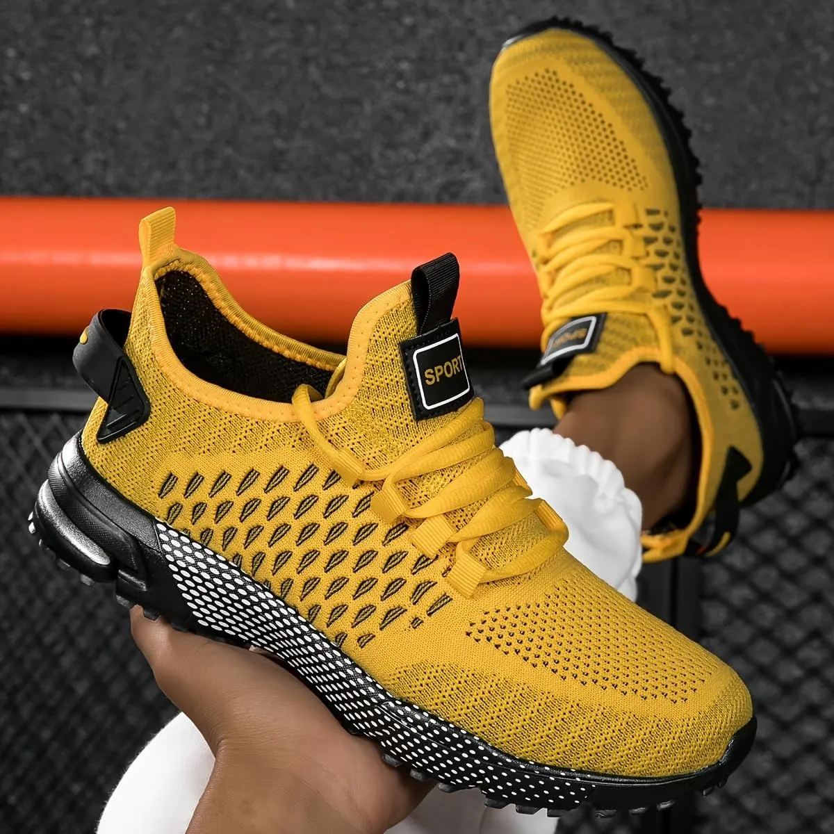 Men's Breathable Non Slip Sneakers for Outdoor Activities, Street Jogging Park Workout,Men's Running Shoes