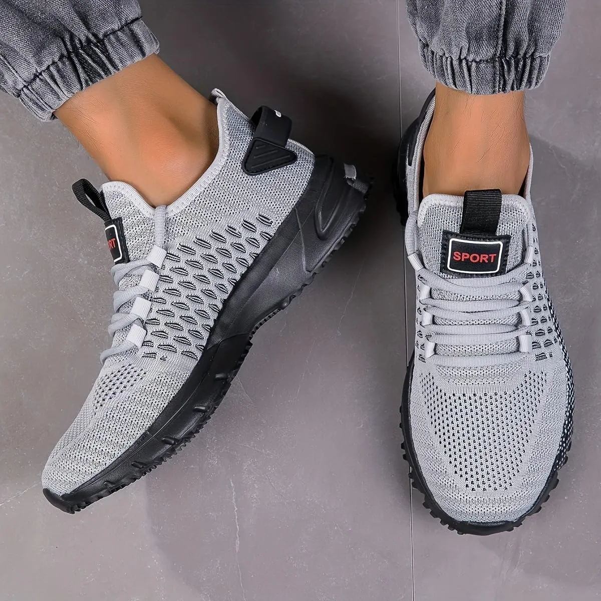 Men's Breathable Non Slip Sneakers for Outdoor Activities, Street Jogging Park Workout,Men's Running Shoes