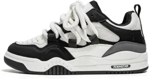 Men's Casual Shoes Fashion Platform Chunky Sneakers Trendy Comfortable All Seasons Men's Lace Up Sneakers