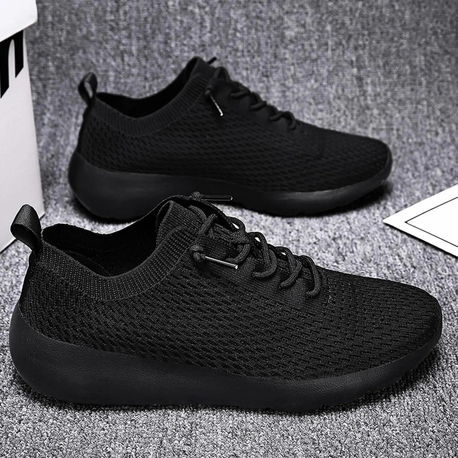 Men's Classic Casual Jogging Sneakers Portable Non Slip Fitness Workout Shoe Men's Sport Breathable Mesh Shoes